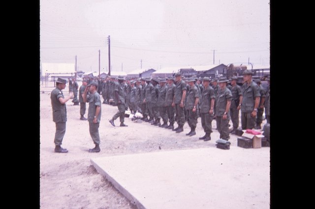 apr01 A Company formation going into Wakiki East R&R center